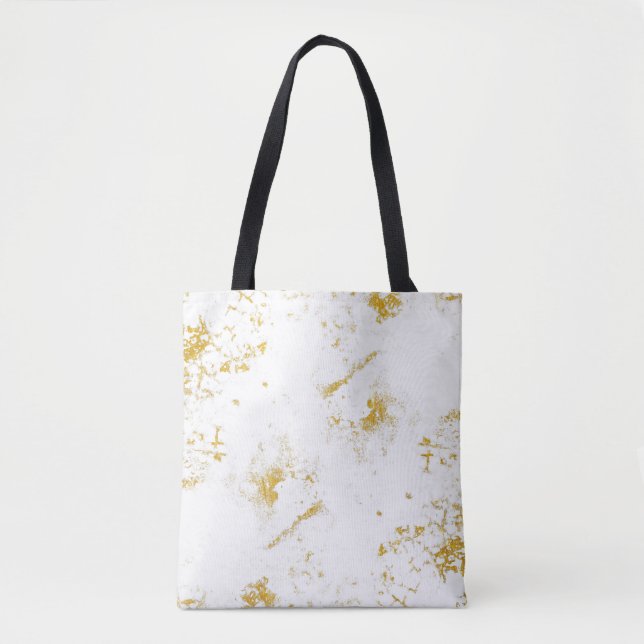 Tote Bag L'or scinde Texture. Elément de conception de trai (Devant)