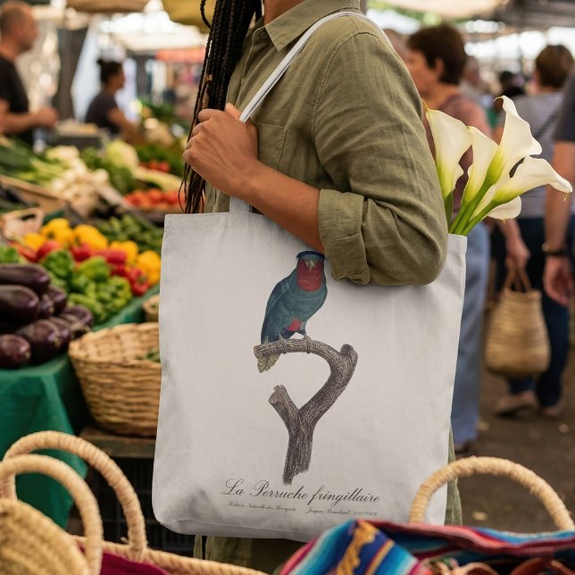 Tote Bag Loriquet à couronne bleue, Vini Australis (Blue-Crowned Lorikeet, Vini Australis. Tote Bag )