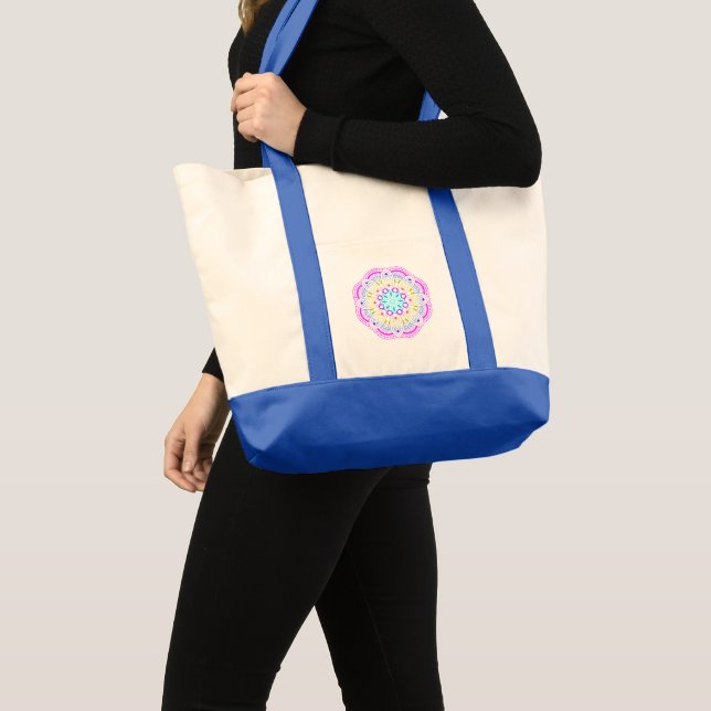Tote Bag Lotus Mandala Design (Devant (produit))