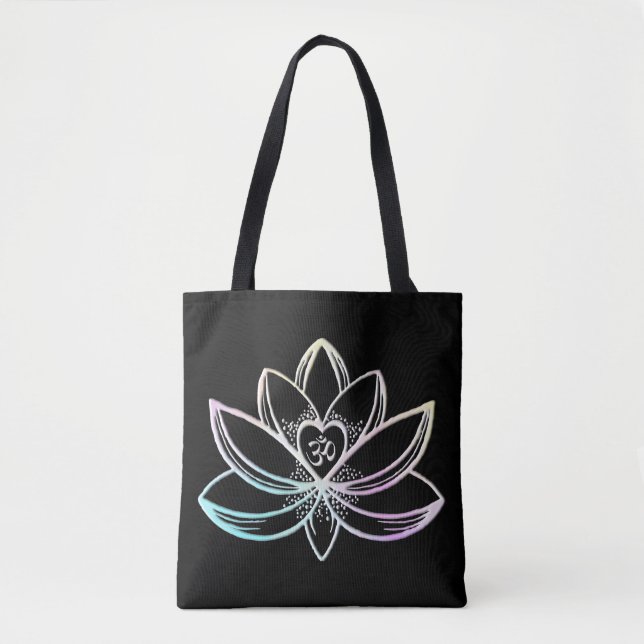 Tote Bag Lotus Pastel  (Devant)