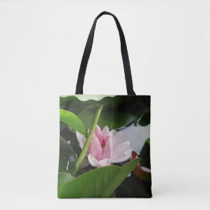 Tote Bag Lotus rose Floral Photographie