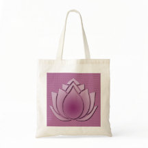 Lotus violet rouge sur tricot