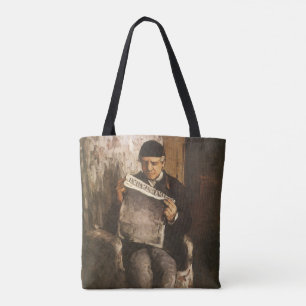 Tote Bag Louis Auguste Cézanne Père de l'artiste lisant