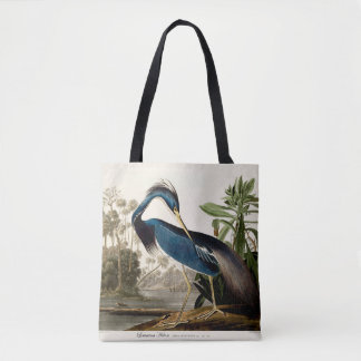 Tote Bag Louisiana Heron, 1834, From the Birds of America