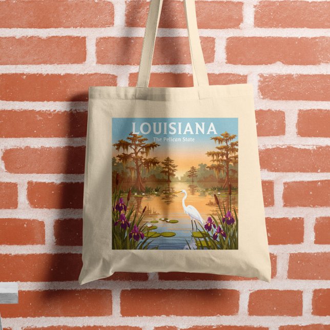 Tote Bag Louisiane vintage (Créateur téléchargé)