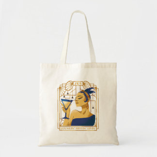 Tote Bag Loungin' sippin' livin'