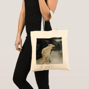 Tote Bag Loup blanc