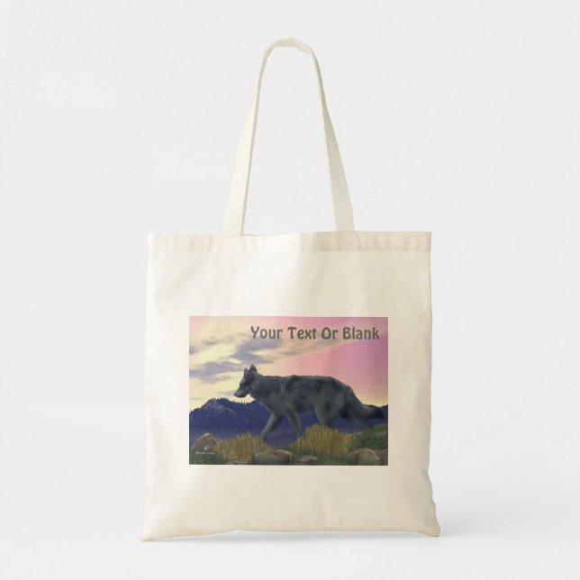 Tote Bag Loup de grand pays (Devant)