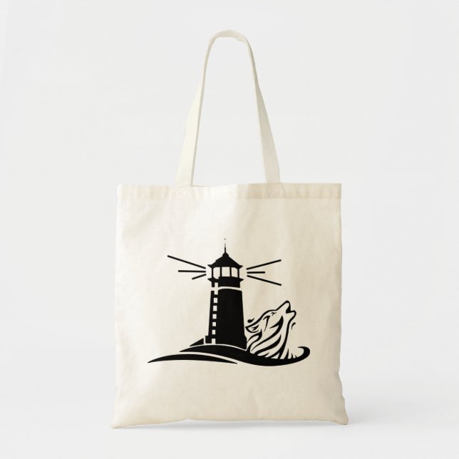 Tote Bag Loup de phare (Devant)