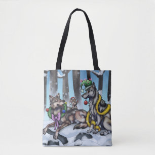 Tote Bag Loups de vacances