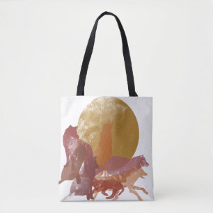 Tote Bag Loups Fourre-tout
