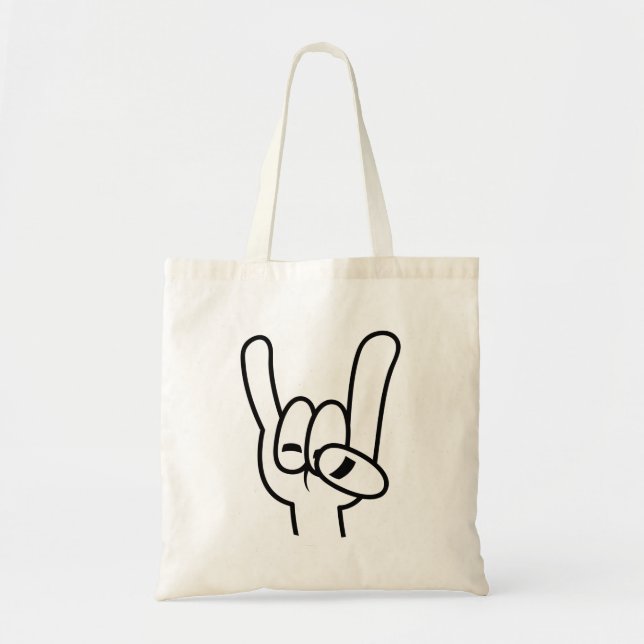Tote Bag Lourde cornes diaboliques en métal (Devant)