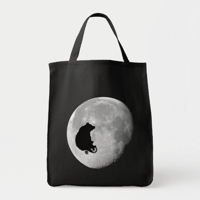 Tote Bag L'ours dans la lune Fourre-tout (Devant)