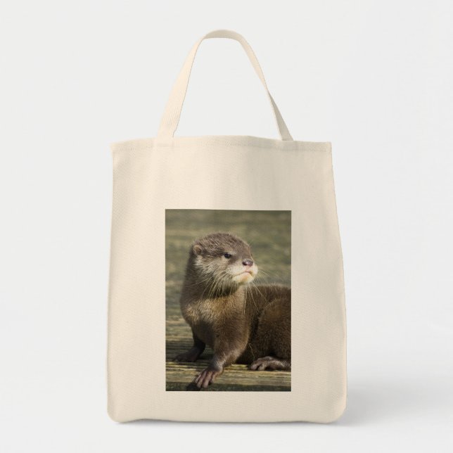 Tote Bag Loutre mignonne de bébé (Devant)
