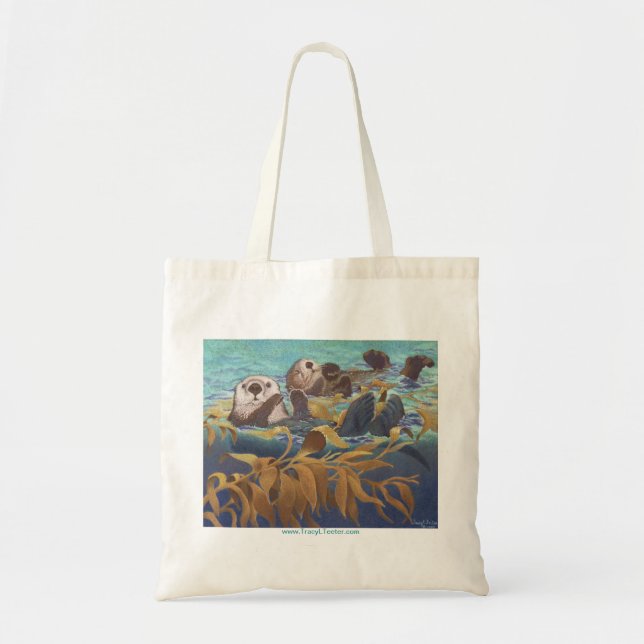 Tote Bag Loutres de mer (Devant)