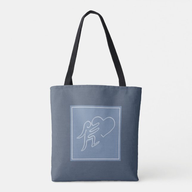 TOTE BAG LOVE (BLUEBERRY) (Dos)