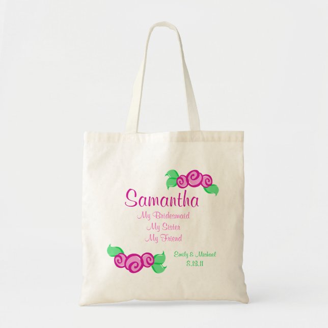 Tote Bag Love Buds/ Personnalisable (Devant)