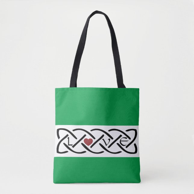 Tote Bag Love Celtic Knot (Devant)