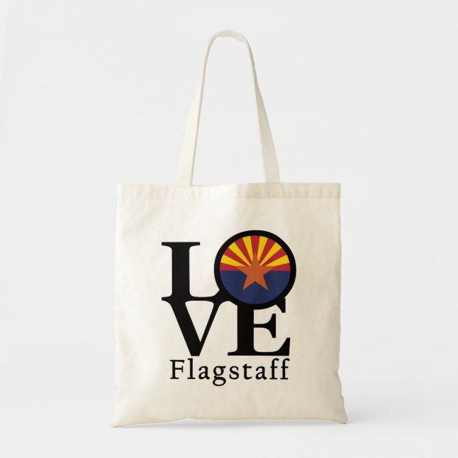 Tote Bag LOVE Flagstaff (Devant)