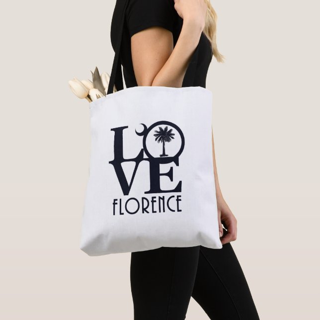 Tote Bag LOVE Florence Caroline du Sud (De près)