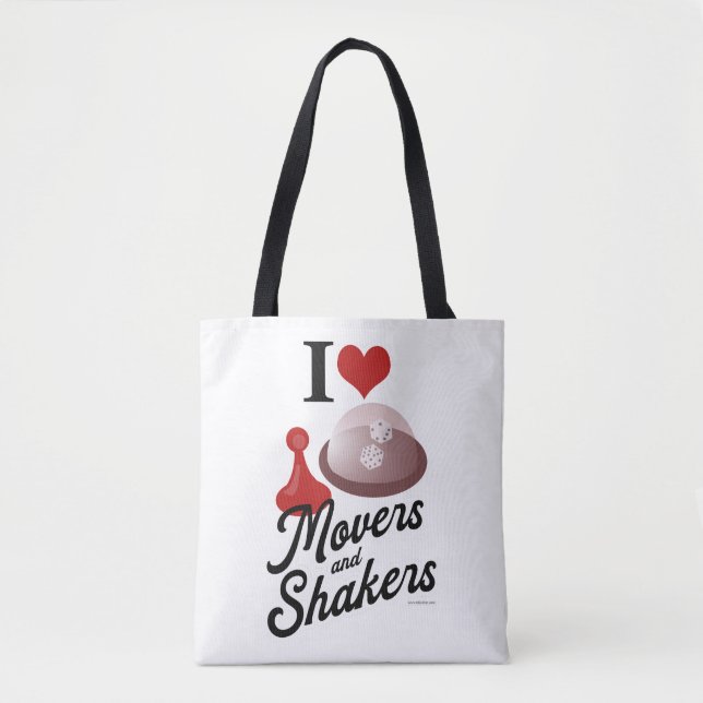 Tote Bag Love Movers Et Shakers Cool Board Jeu Moto (Devant)