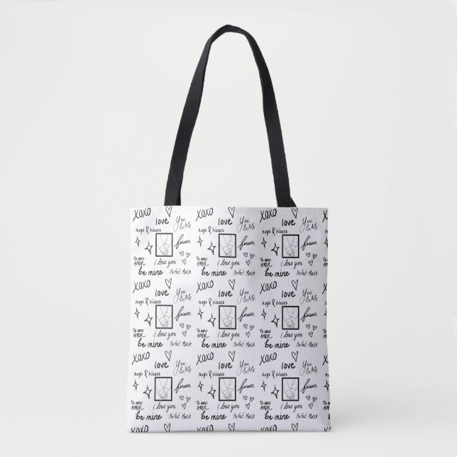 Tote Bag Love theme bag for women (Devant)