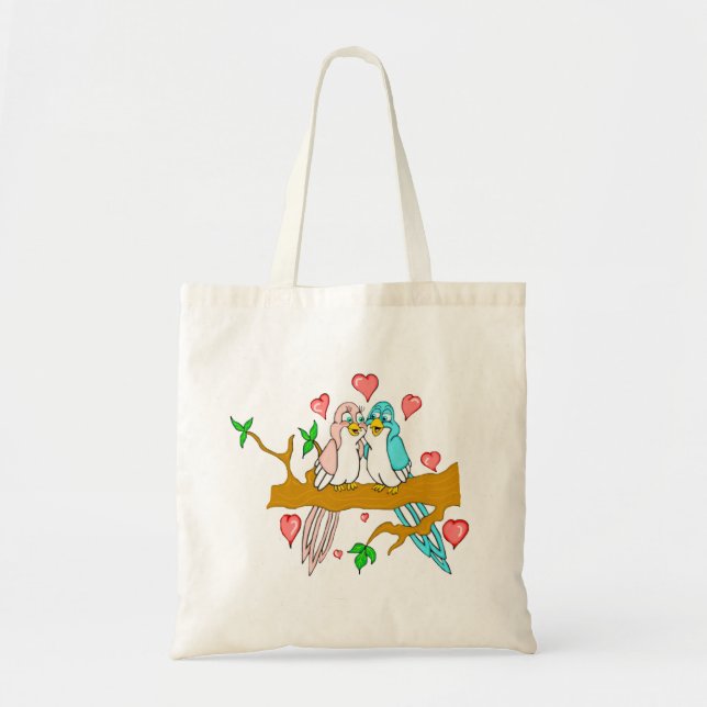 Tote Bag Lovebirds (Devant)