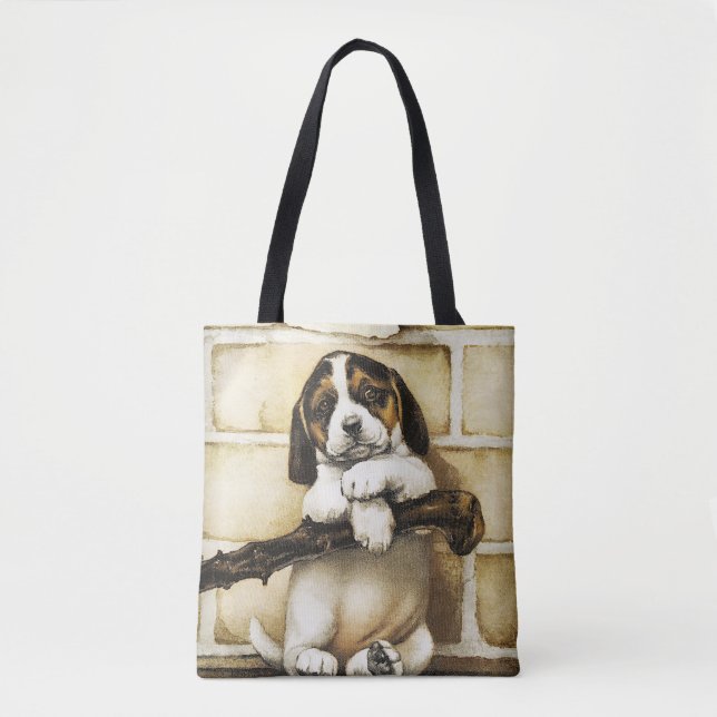 Tote Bag Lovely Puppy (Devant)