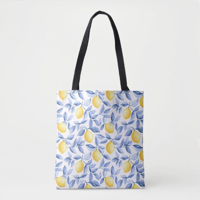 Tote Bag Lover citron (Devant)