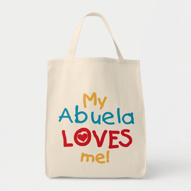 Tote Bag LOVESMEabuela (Devant)