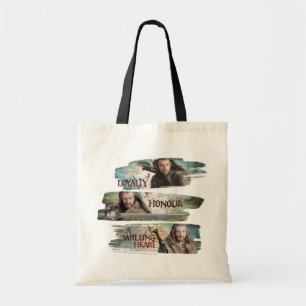 Tote Bag Loyauté, Honneur, Un Coeur Volant