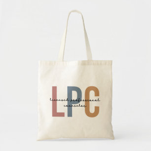 Tote Bag LPC Licensed Professional Counselor