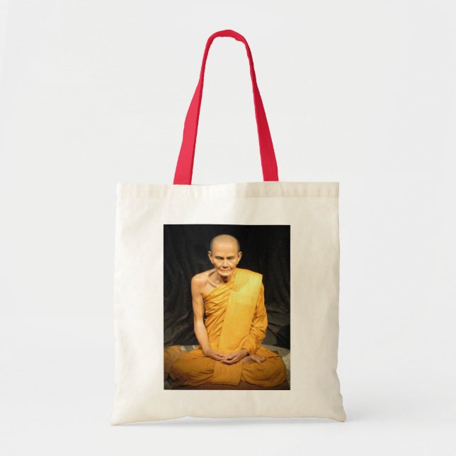 Tote Bag Luang Poo Mun Bhuridatto ... Moine bouddhiste (Devant)