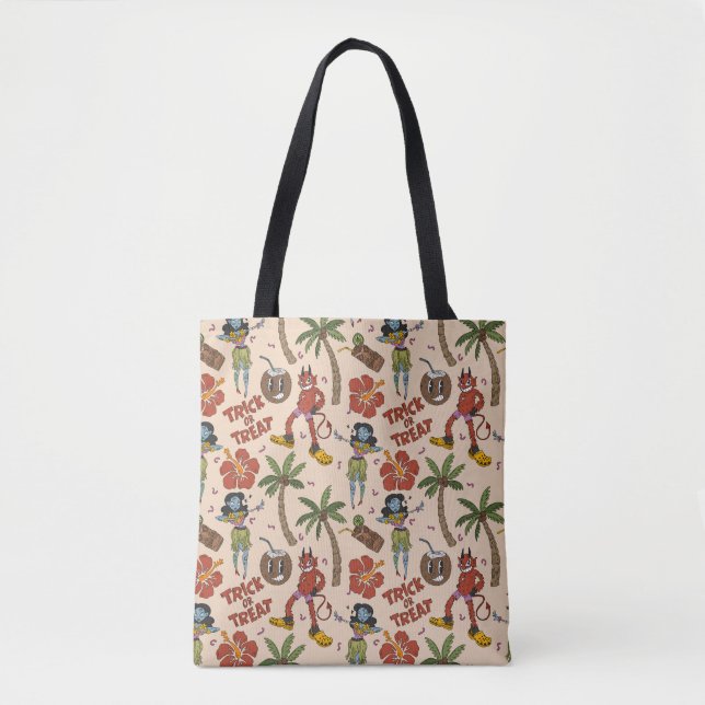 Tote Bag Luau Rétro Effrayant (Devant)