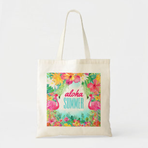 Tote Bag Luau Tropical Hawaiian Aloha Été Amusement