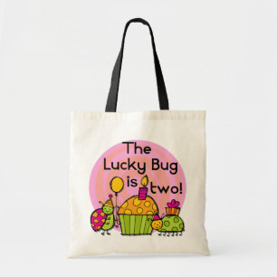 Tote Bag Lucky Bug Cupcake 2e Anniversaire T-shirts et cade
