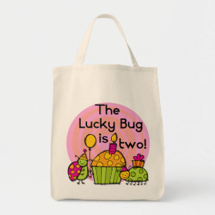Tote Bag Lucky Bug Cupcake 2e Anniversaire T-shirts et cade