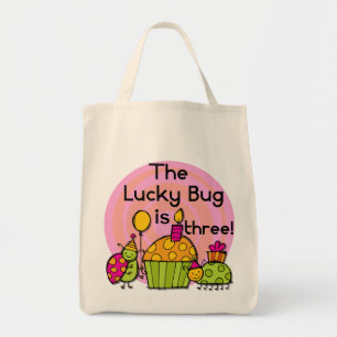 Tote Bag Lucky Bug Cupcake 3e Anniversaire Tshirts et cadea
