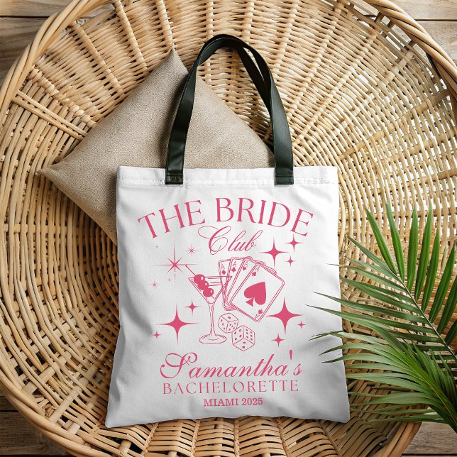 Tote Bag Lucky in Love Bride Club (Créateur téléchargé)