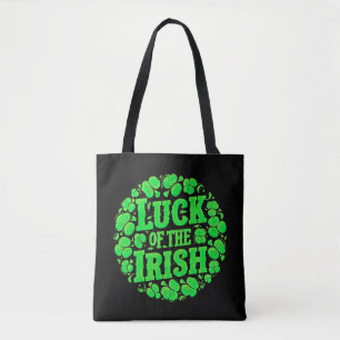 Tote Bag Lucky Irish Clovers