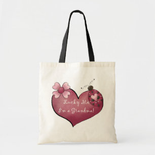 Tote Bag Lucky Me Je suis un grand-mère Tshirts et cadeaux