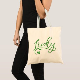 Tote Bag Lucky Shamrock Jour de la Saint Patrick
