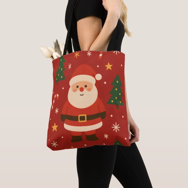 Tote Bag Lueur de fête des Fêtes (De près)