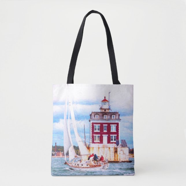 Tote Bag Lumière de bord de passage (Devant)