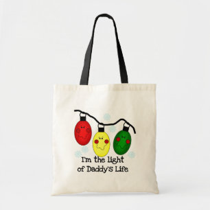 Tote Bag Lumière de la vie de papa Tshirts et cadeaux de va