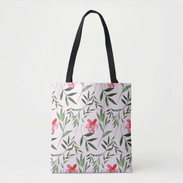 Tote Bag Lumière florale Whimsical et belle (Devant)