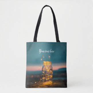 Tote Bag Lumières de minuit dans un pot