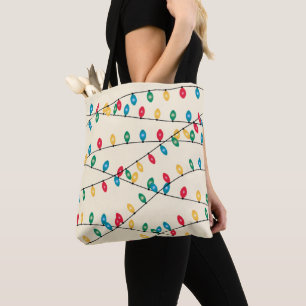 Tote Bag Lumières de Noël