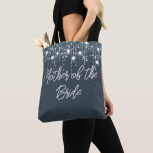 Tote Bag Lumières de pendaison gris et blanc Mère de la mar