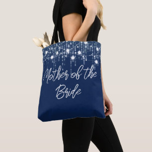 Tote Bag Lumières de pendaison noir et blanc Mère de la mar